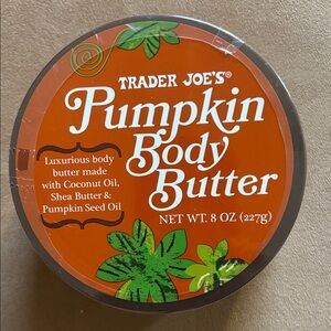 Trader Joe’s Pumpkin Body Butter 8oz NWT Shea Coconut Moisturizer